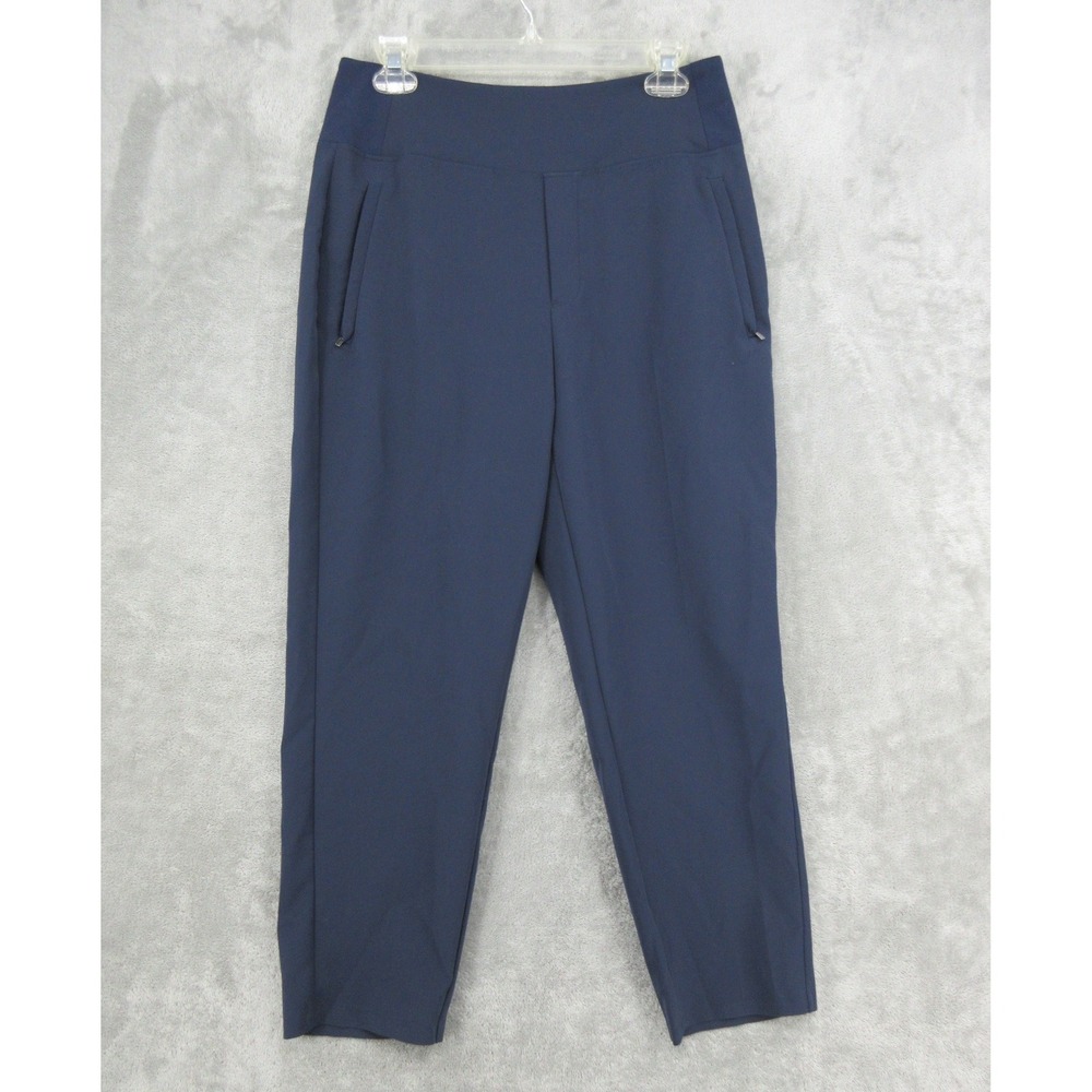 Athleta Pants Womens Size 8 Petite Brooklyn Ankle Navy Blue Commute Athleisure